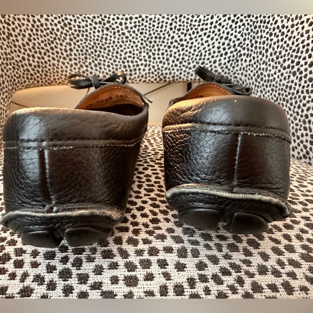 Prada Black Leather Women’s Slip-On Loafers - Picture 5 of 9